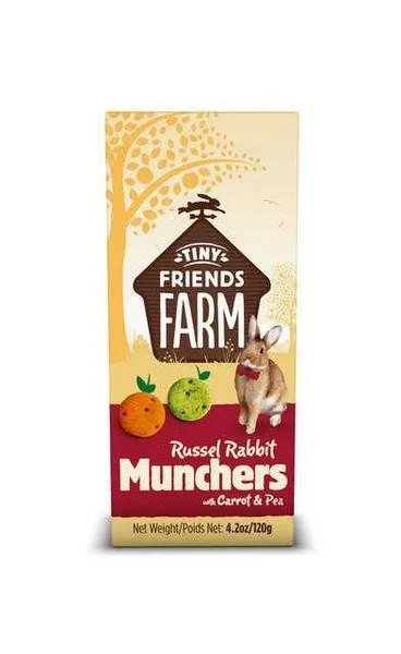 1ea 4.2 oz. Supreme Tiny Friends Farm Russel Rabbit Munchers - Health/First Aid
